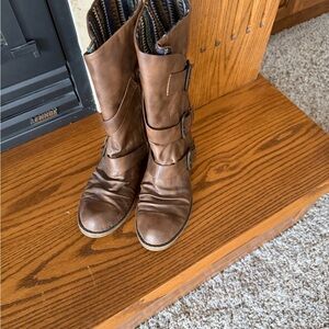 Blowfish Brown Heeled Boots